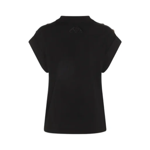 Seal Button-Embellished T-Shirt