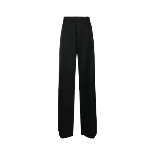 Wide-Leg Tailored Trousers