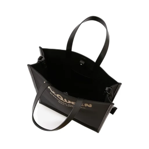 Graffiti Logo Printed Tote Bag