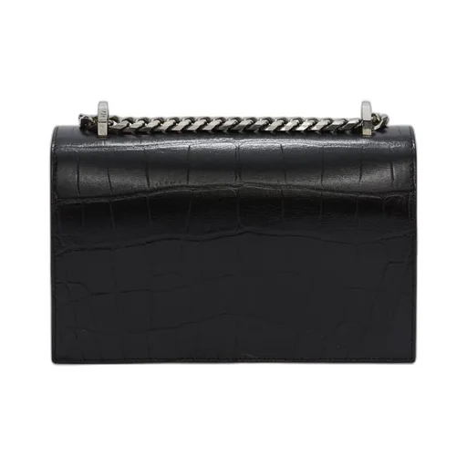 Jewelled Skull Embossed Shoulder Bag