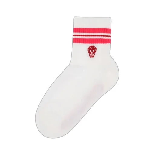 Skull Logo Intarsia Socks