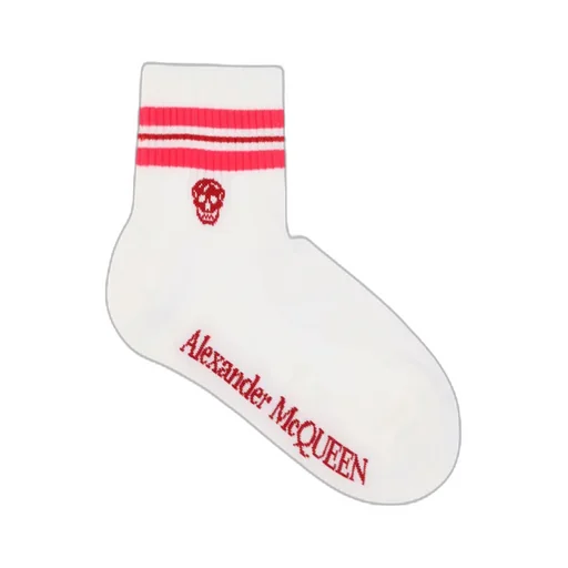 Skull Logo Intarsia Socks