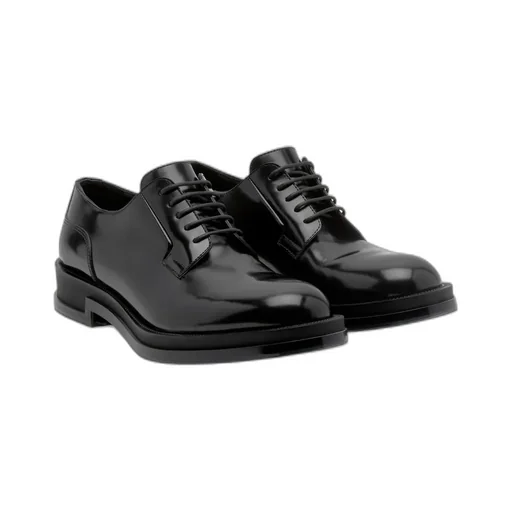 Round-Toe Lace-Up Shoes