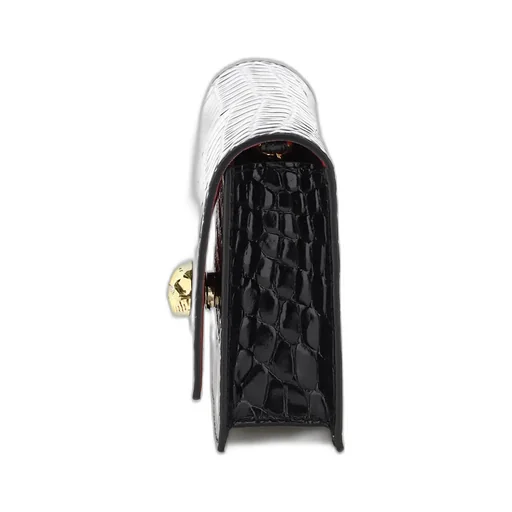 Skull Embossed Crossbody Bag