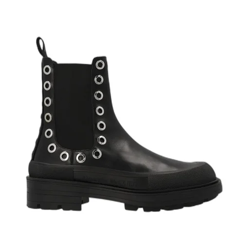 Stack Chelsea Eyelet Detailed Boots