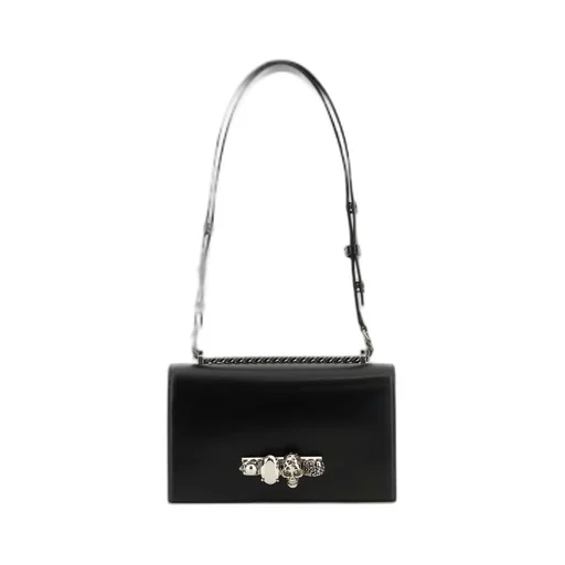 Jewelled Foldover-Top Shoulder Bag