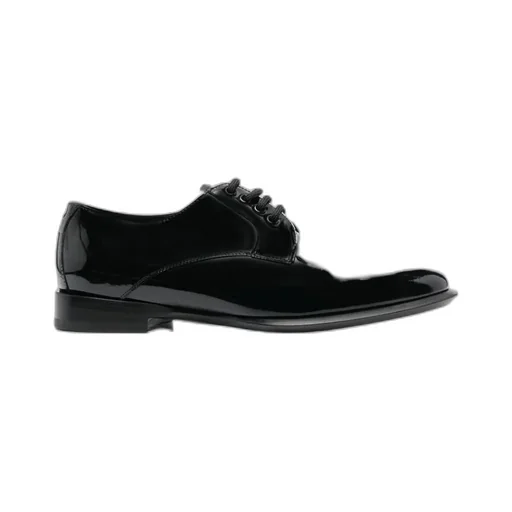 Oxford Patent Lace-Up Shoes
