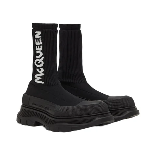 Tread Slick Logo Intarsia Boots