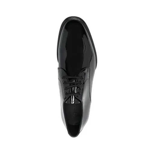 Oxford Patent Lace-Up Shoes