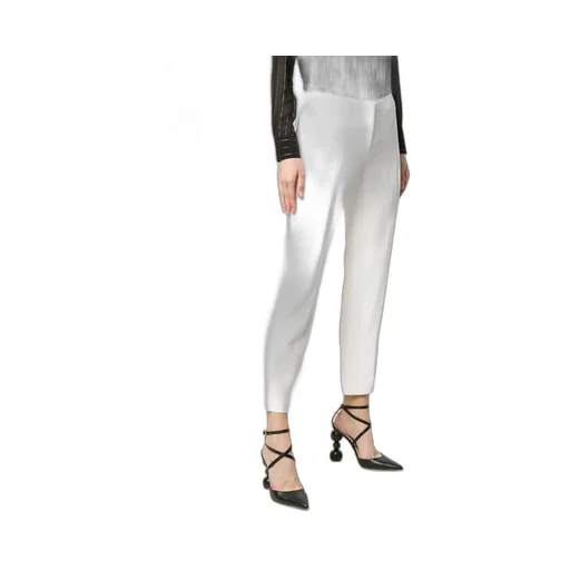 Straight Leg Cropped Trousers