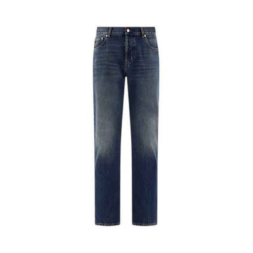 Logo Detailed Straight-Leg Jeans