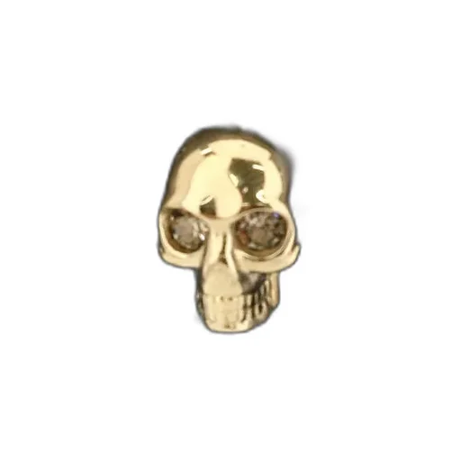 Skull Embossed Envelope Clutch Bag