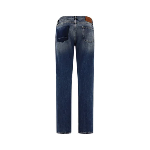 Logo Detailed Straight-Leg Jeans
