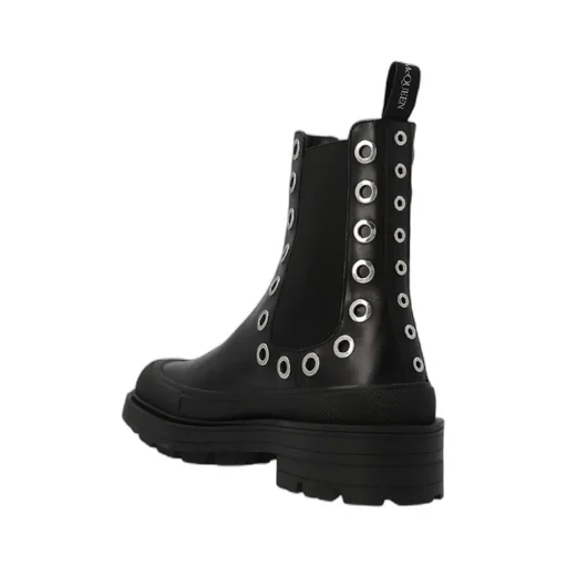 Stack Chelsea Eyelet Detailed Boots