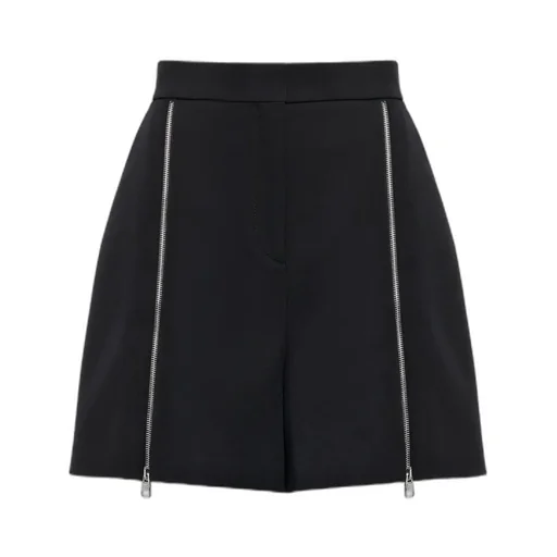 Zip-Detailed Shorts