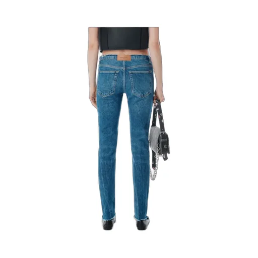 Frayed-Hem Jeans