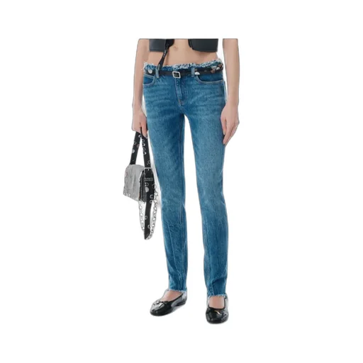 Frayed-Hem Jeans
