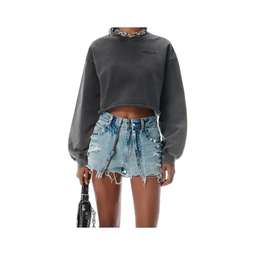 Cropped Crewneck Sweatshirt