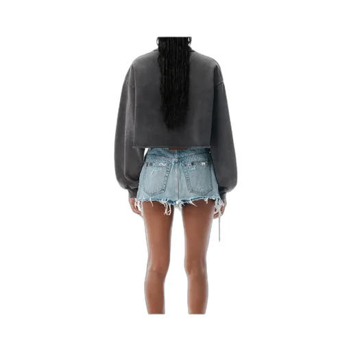 Cropped Crewneck Sweatshirt