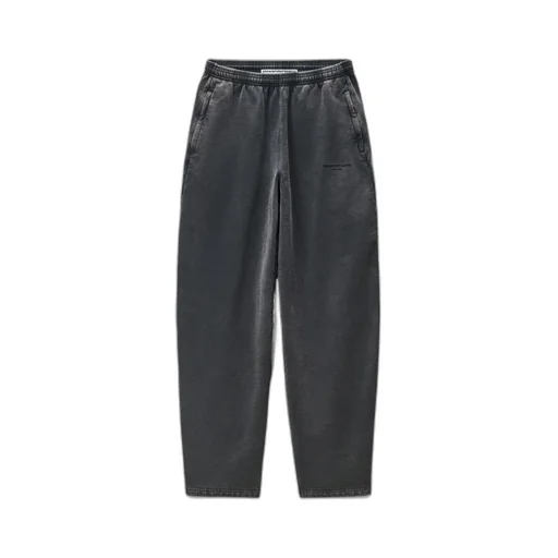 Elastic Waist Wide-Leg Trousers