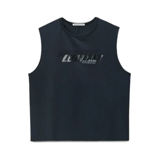 Logo-Print Vest