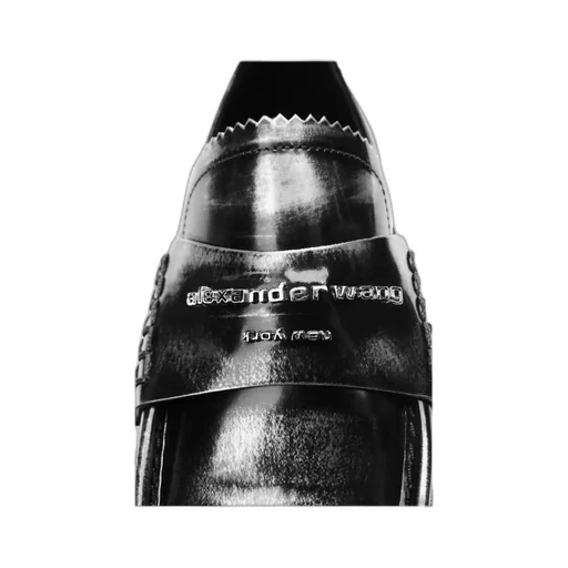 Logo-Lettering Loafers