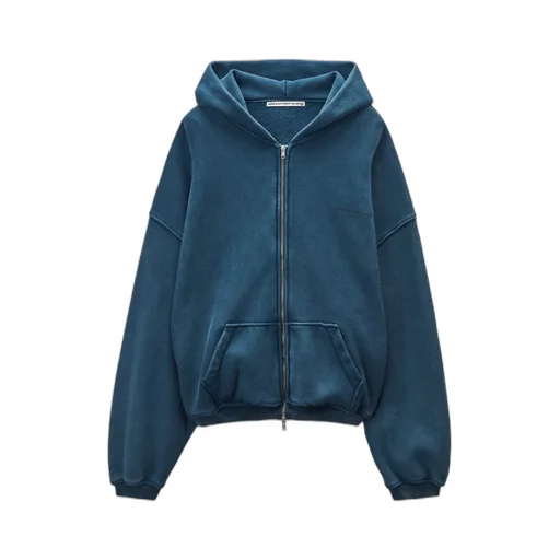 Logo-Printed Zipped Hoodie