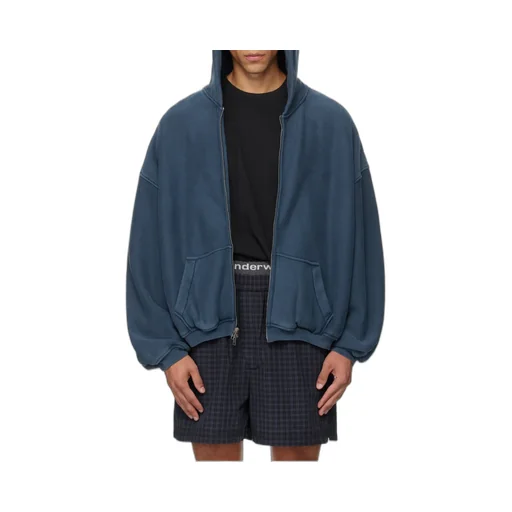 Logo-Printed Zipped Hoodie