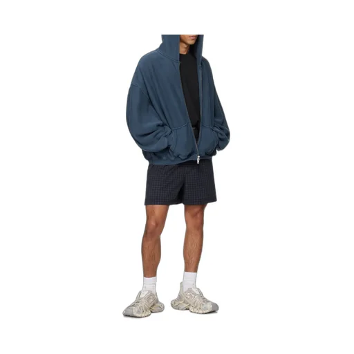 Logo-Printed Zipped Hoodie