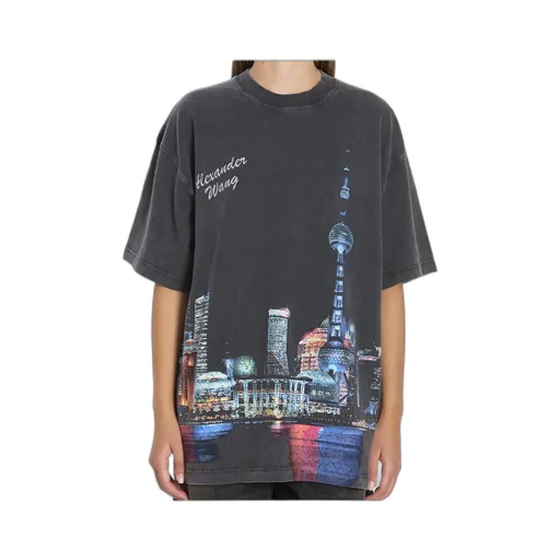 Front-Print Crew-Neck T-Shirt