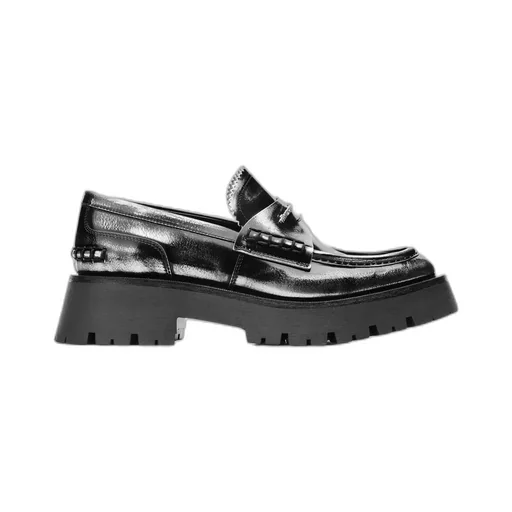 Logo-Lettering Loafers