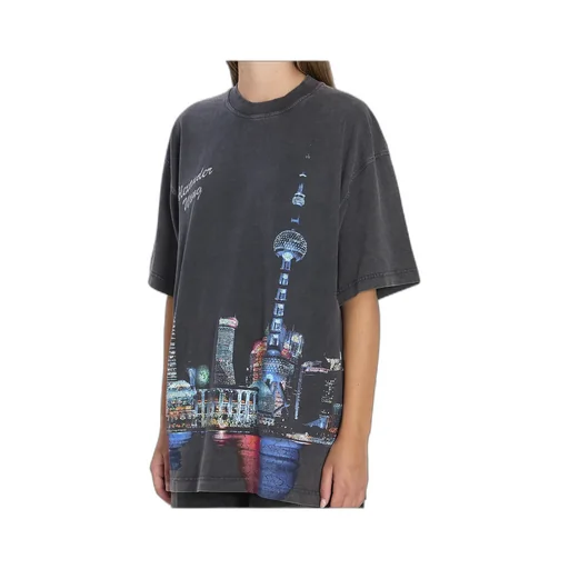 Front-Print Crew-Neck T-Shirt