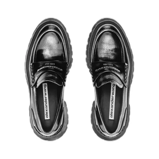 Logo-Lettering Loafers