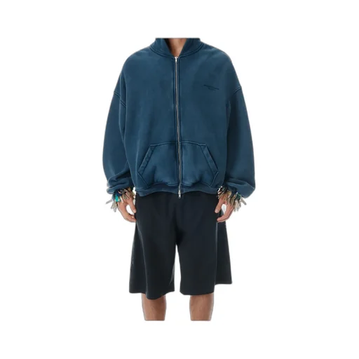 Logo-Printed Zipped Hoodie