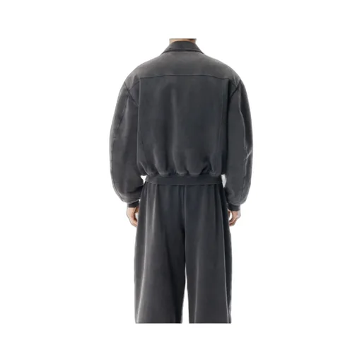 Oversized Zip-Up Moto Jacket