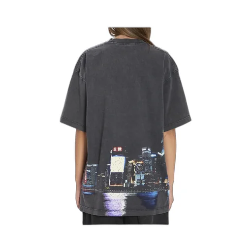 Front-Print Crew-Neck T-Shirt