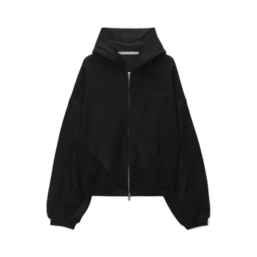 Rerelaxed Fit Zip-Up Hoodie