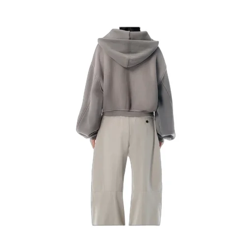 Zip-Up Crop Hoodie