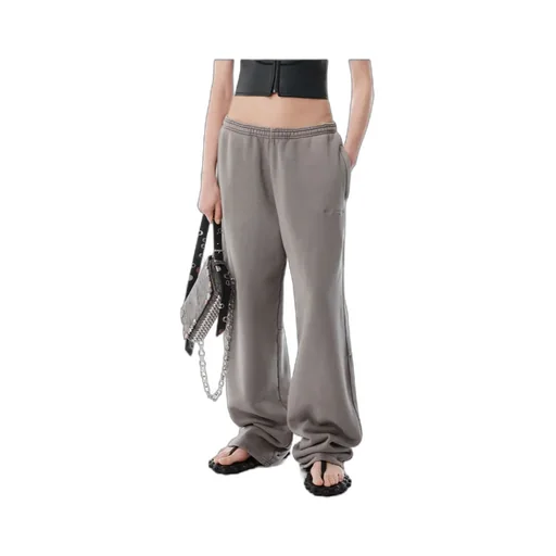 Drawstring-Waist Track Trousers