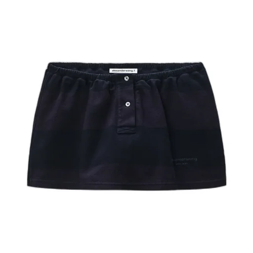 Elasticated-Waist Miniskirt