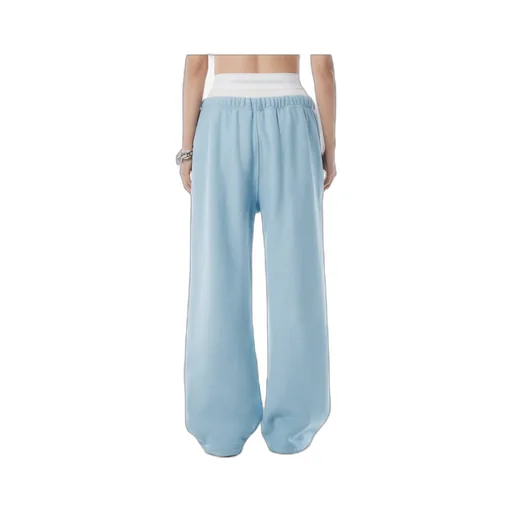 Layered Wide-Leg Sweatpants