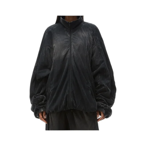 Pleated Motorcycle Jacket