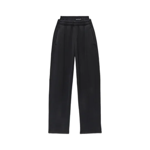 Layered Elasticated-Waist Pants