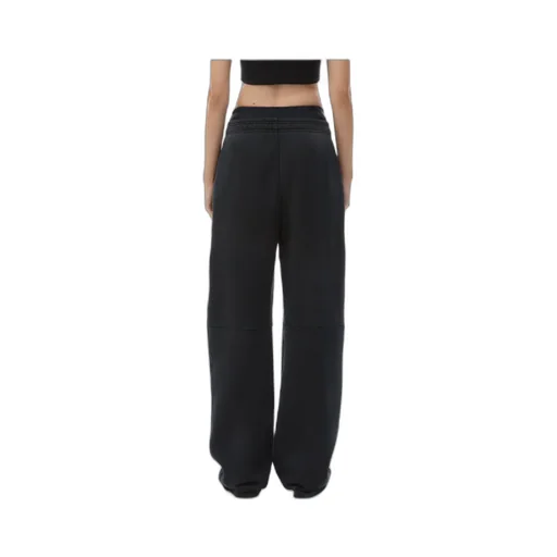 Layered Elasticated-Waist Pants