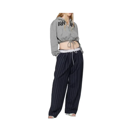 Zip-Up Deconstructed Wrap Hoodie