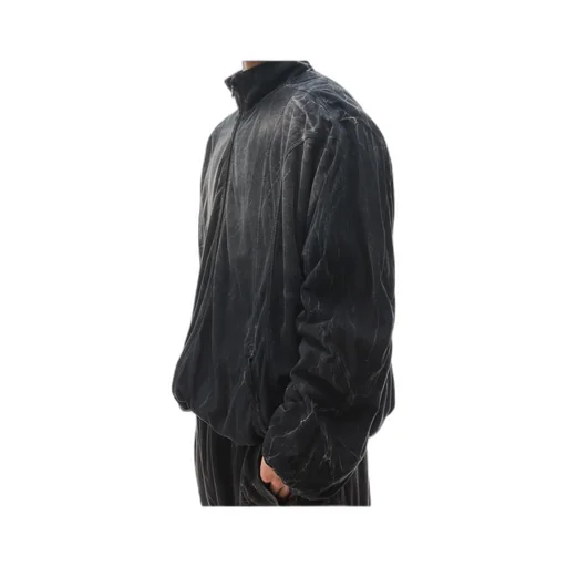 Pleated Motorcycle Jacket