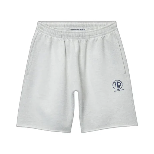 Logo Oversized Cotton Terry Track Shorts
