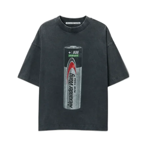 Battery Logo-Print Graphic T-Shirt