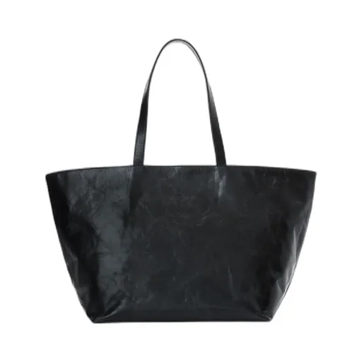 Logo Embossed Tote Bag
