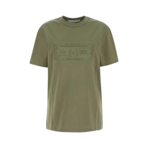 Dollar Bill-Debossed T-Shirt